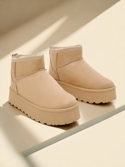Royalfashion Short snow boots for women Fofio