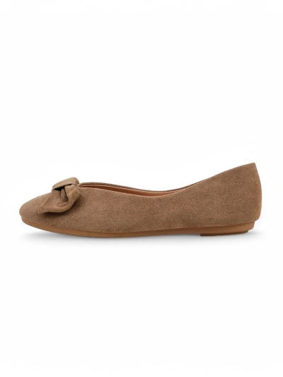Royalfashion Women's ballerinas with a bow Abroes