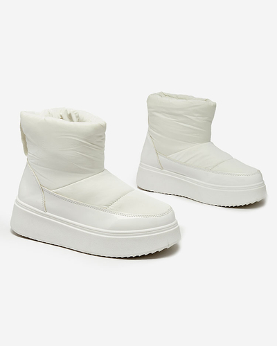 Royalfashion White Maderta naiste liibuvad lumesaapad